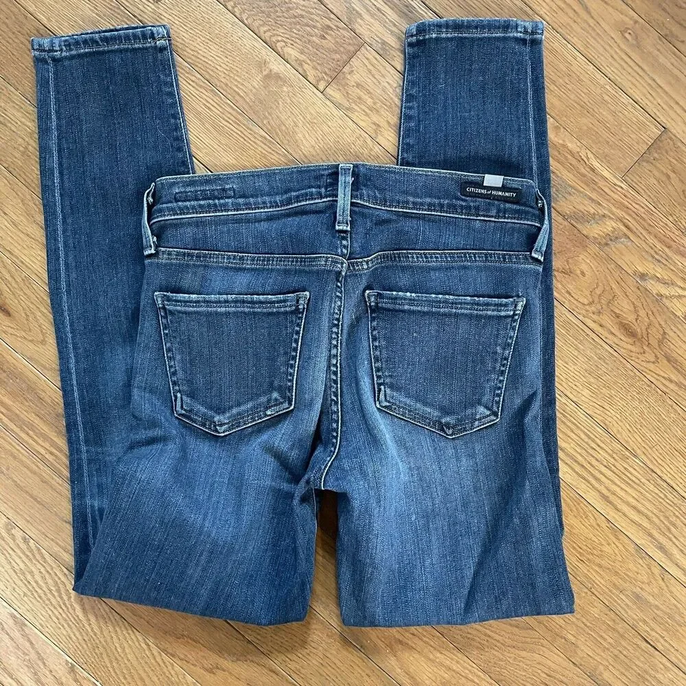 Citizens Of Humanity Sz 24 Womens Avedon‎ Ankle ultra skinny Stretch Denim Jeans